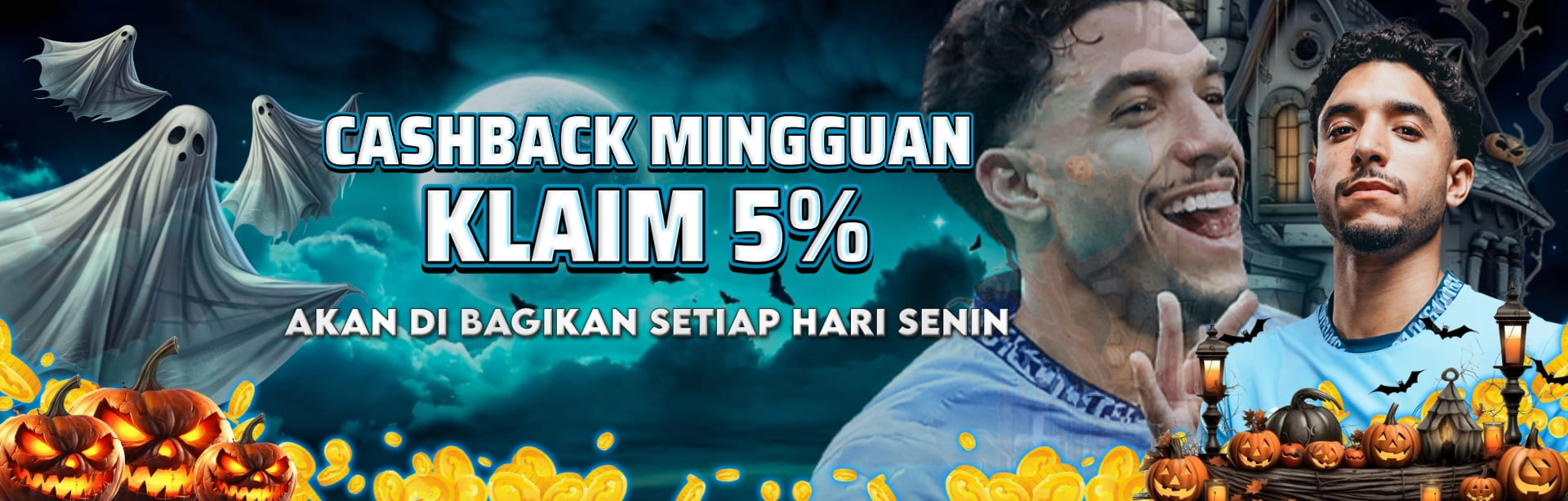 CASHBACK MINGGUAN 5%