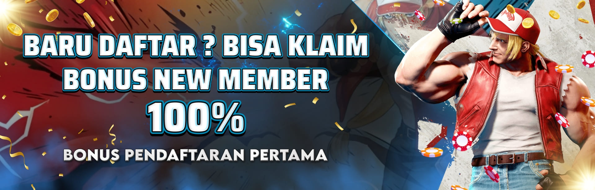 BONUS MEMBER BARU 100%