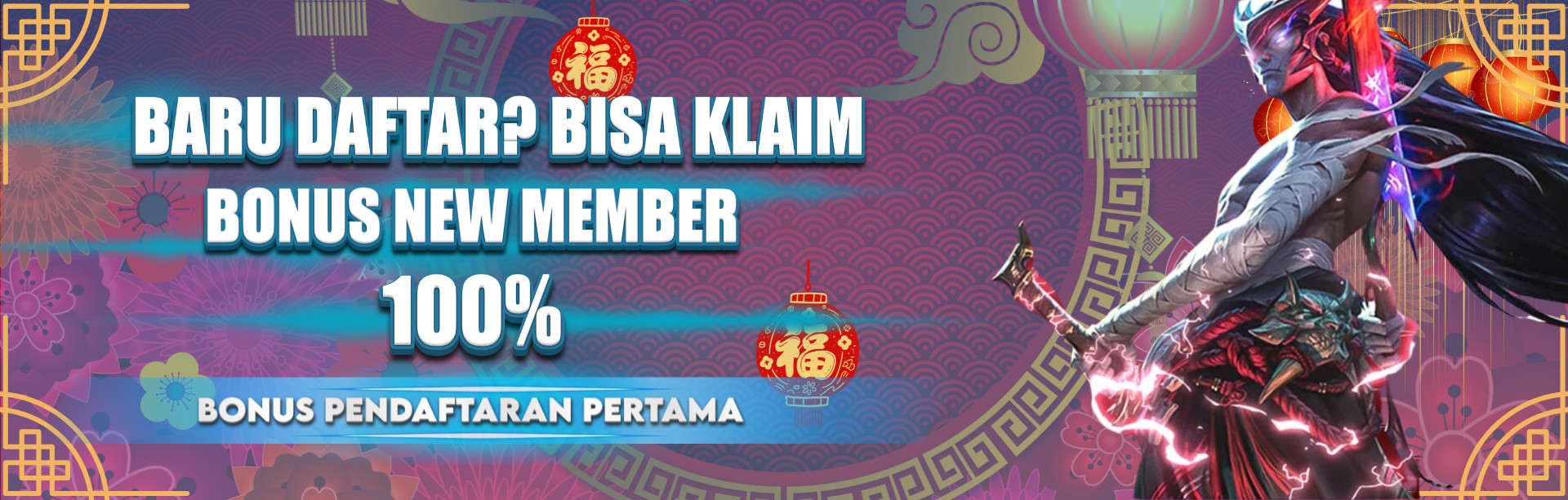 BONUS MEMBER BARU 100%