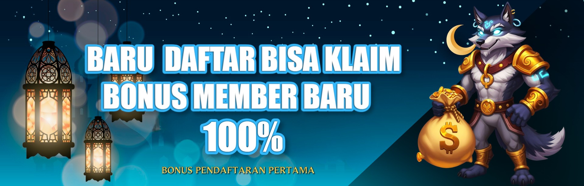 BONUS MEMBER BARU 100%