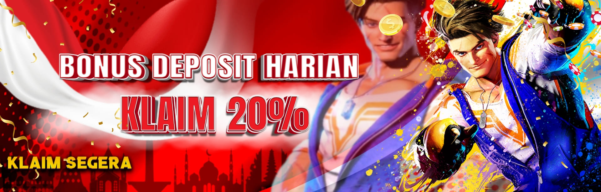 BONUS DAILY SLOT 20%