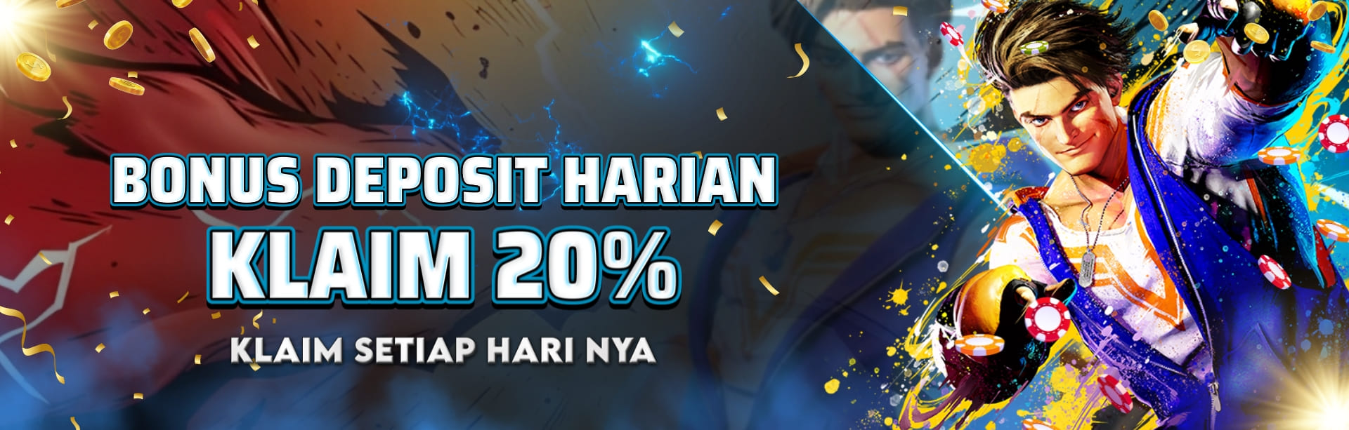 BONUS DAILY SLOT 20%