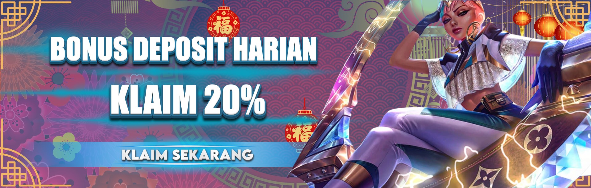 BONUS DAILY SLOT 20%