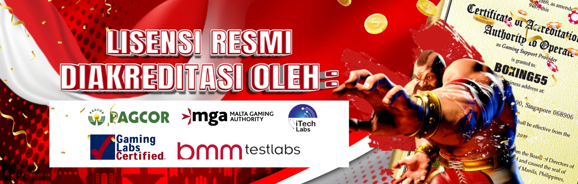 BOXING55 website resmi berlisensi