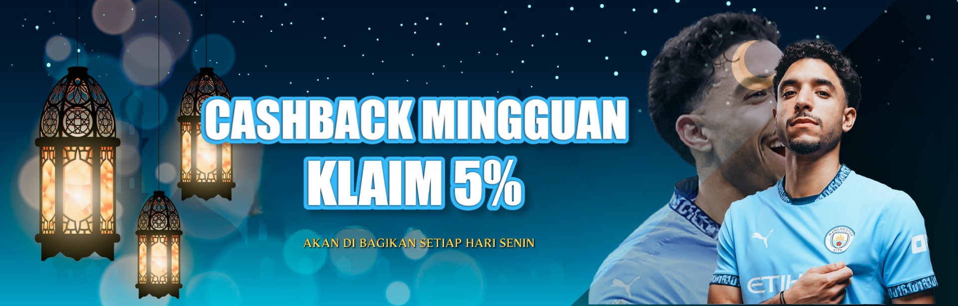 CASHBACK MINGGUAN 5%