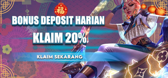 BONUS DAILY SLOT 20%