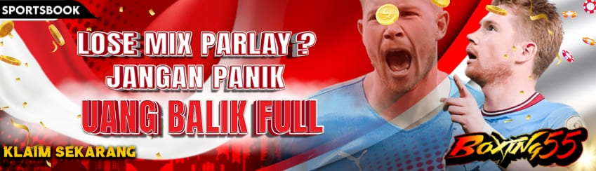 EVENT CASHBACK 100% MIX PARLAY