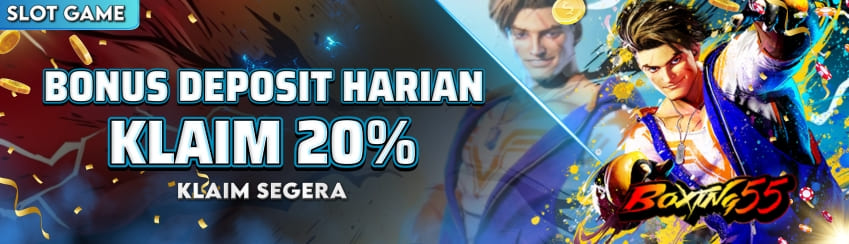 BONUS DAILY SLOT 20%