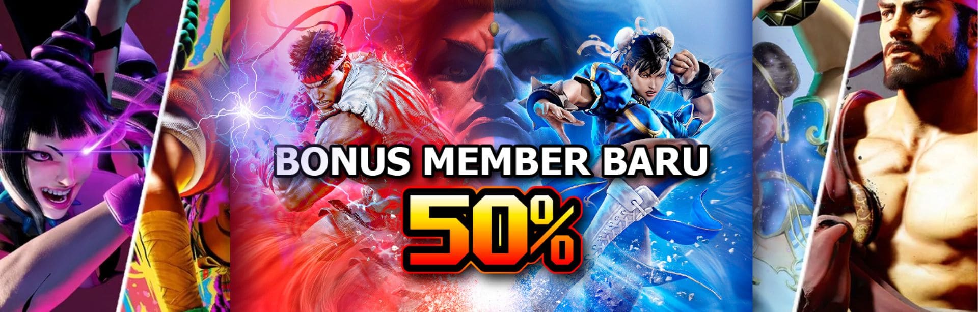 Bonus member baru 50% BOXING55